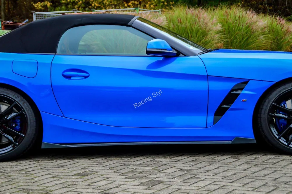 BMW Z4 G29 M-Paket spoilery pod boční prahy s křidélky vpředu a vzadu IN Tuning Matt.