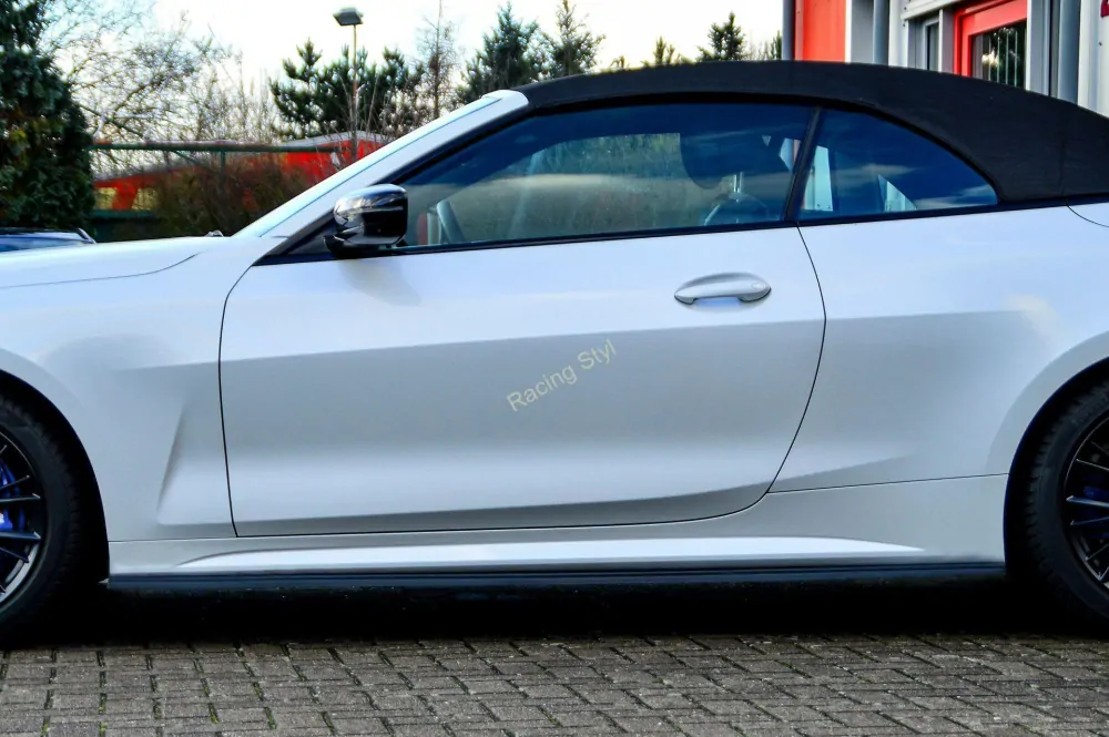 BMW 4 G22/ G23 M-Paket spoilery pod boční prahy IN Tuning Matt.