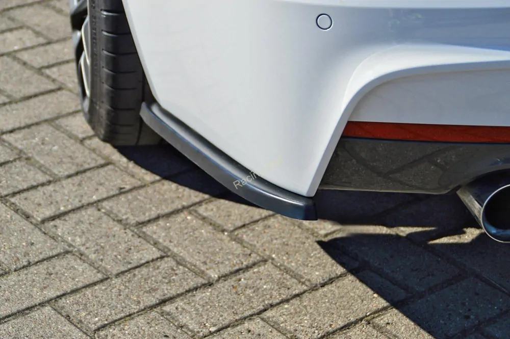 BMW 3 F31 M-Paket boční spoilery na zadní nárazník Glossy Black IN Tuning Lesk.