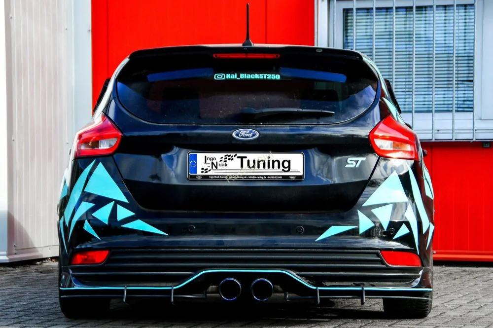 Ford Focus ST DYB difuzor na zadní nárazník IN Tuning