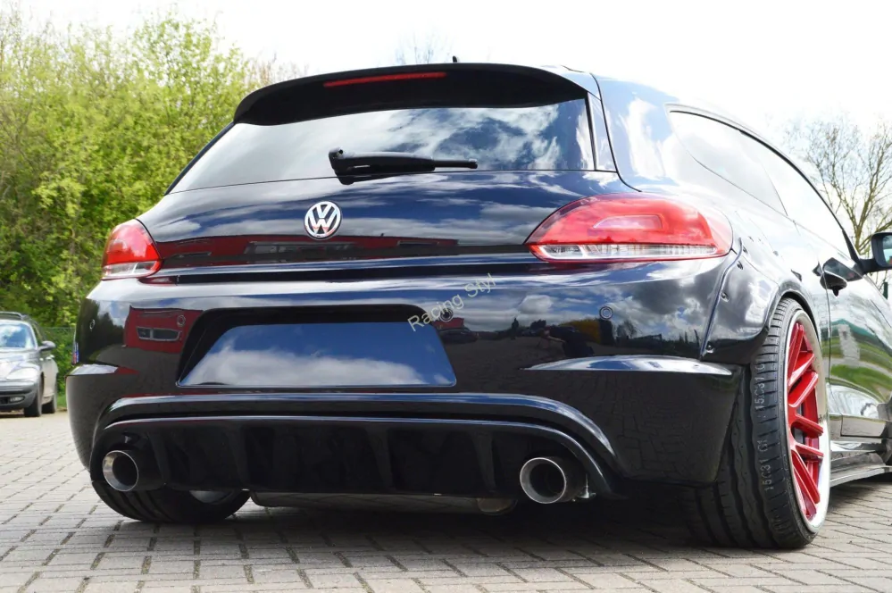 VW Scirocco R typ 13 difuzor zadního nárazníku IN Tuning Matt.