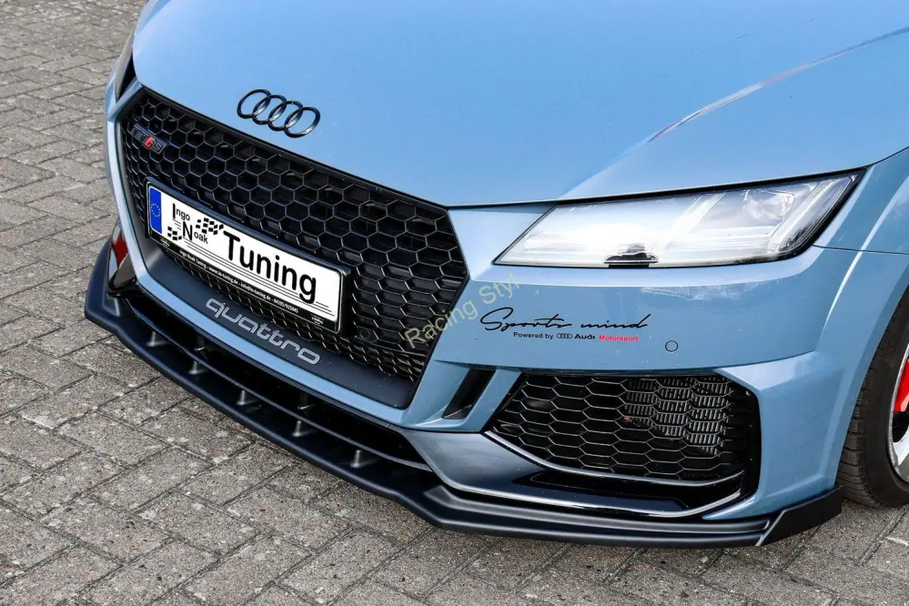 Audi TTRS 8S Facelift přední spoiler lipa s křidélky IN Tuning Matt.
