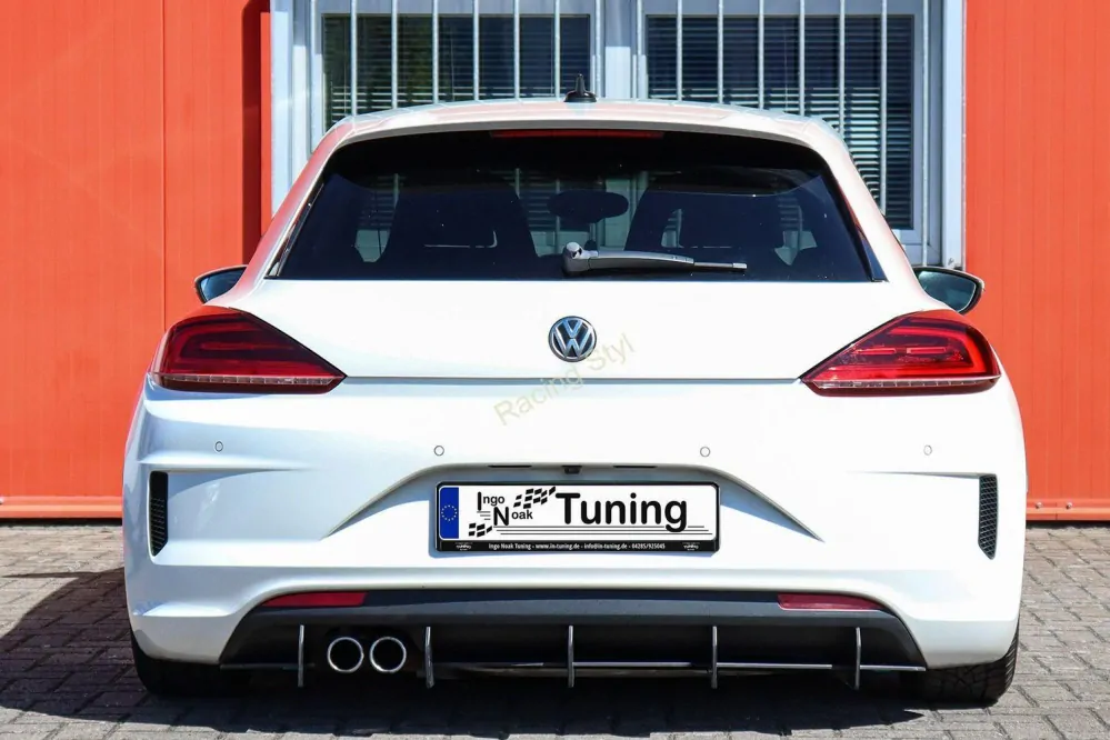 VW Scirocco 3 R-Line Facelift difuzor na zadní nárazník IN Tuning