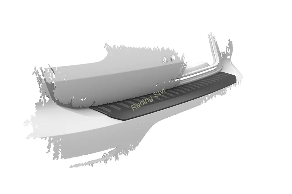 VW Arteon typ 3H Shooting Brake ochrana zadního nárazníku Glossy Black CSR Lesk.