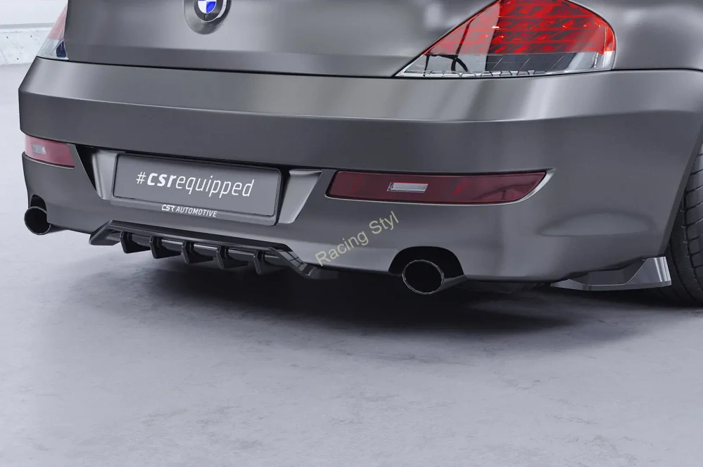 BMW 6 E63/E64 Coupe-Cabrio spoiler na zadní nárazník difuzor CSR Matt.