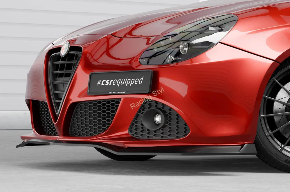 Alfa Romeo Giulietta (Typ 940) přední spoiler lipa Glossy Black CSR Lesk.