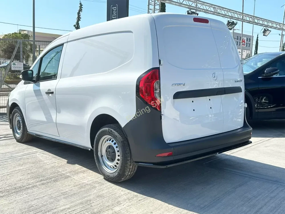 Mercedes Citan 2021- spoiler pod zadní nárazník Glossy Black MD Design Lesk.