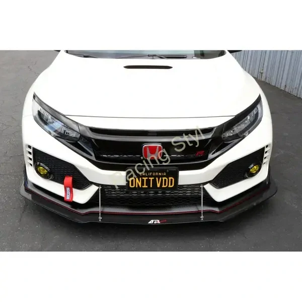 Honda FK8 Civic Type R 2017-22 carbonová splitter pod OEM lip APR