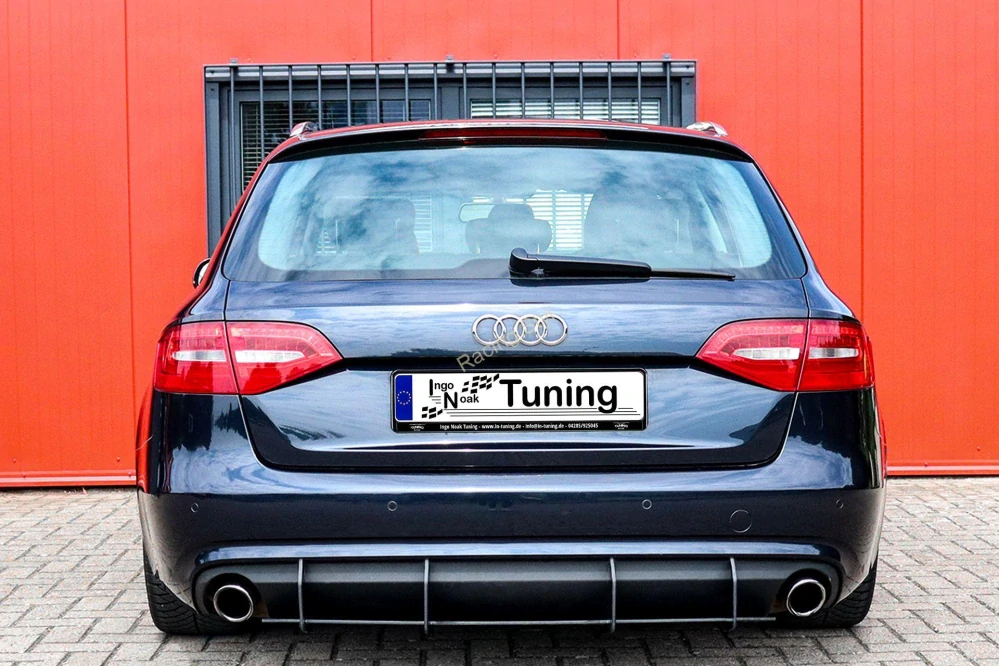 Audi A4 B8 Avant Facelift difuzor na zadní nárazník IN Tuning