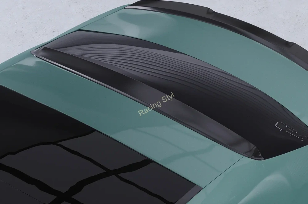 Mercedes Benz E W214 Sedan spoiler kryt na zadní okno Glossy Black CSR Lesk.