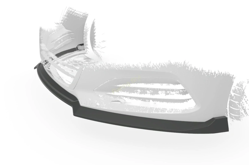 Hyundai I40 (VF) Facelift přední spoiler lip Glossy Black CSR Lesk.