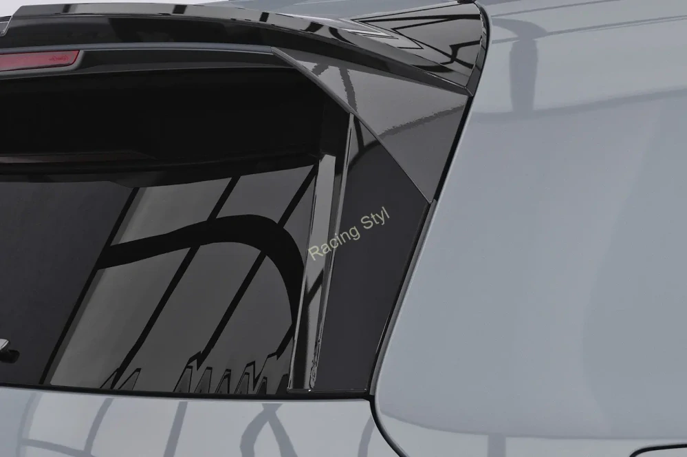 VW Golf 8 (typ CD) GTI/ GTD/ GTE/ R-Line boční spoilery na zadní okno Glossy Black CSR Lesk.