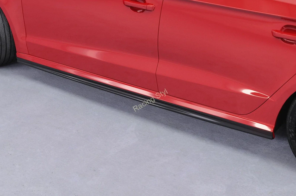 Audi A3 8V Sedan nástavce pod boční prahy CSR Matt.