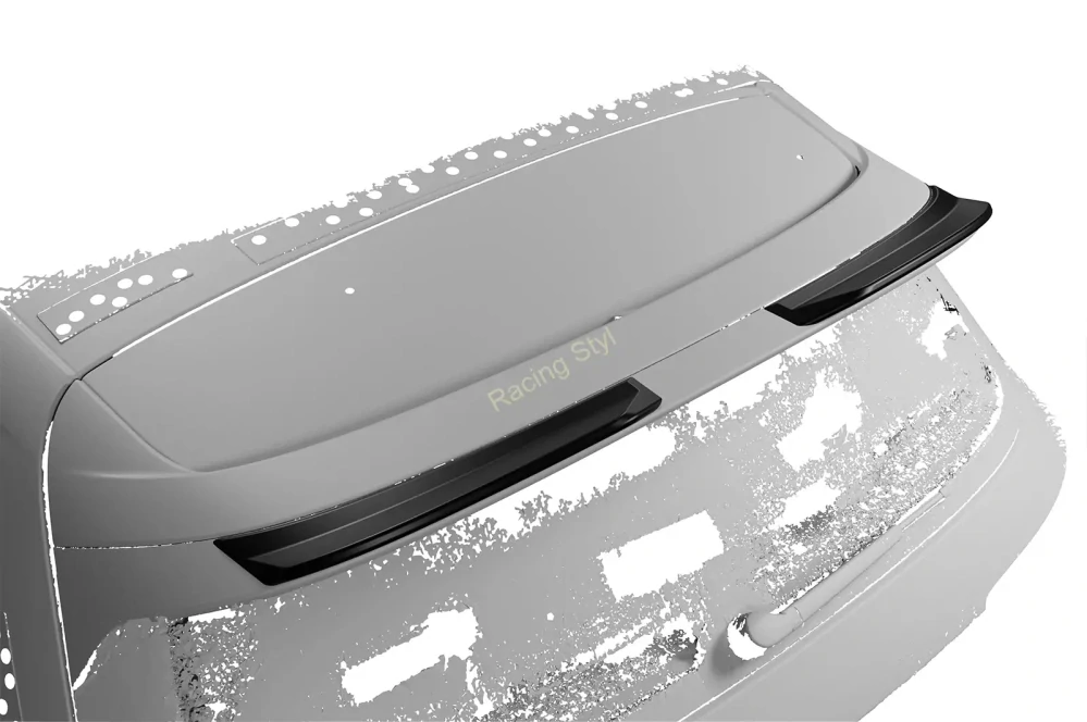 VW Golf 8 typ CD R Performance zadní spoiler na originální křídlo Glossy Black CSR Lesk