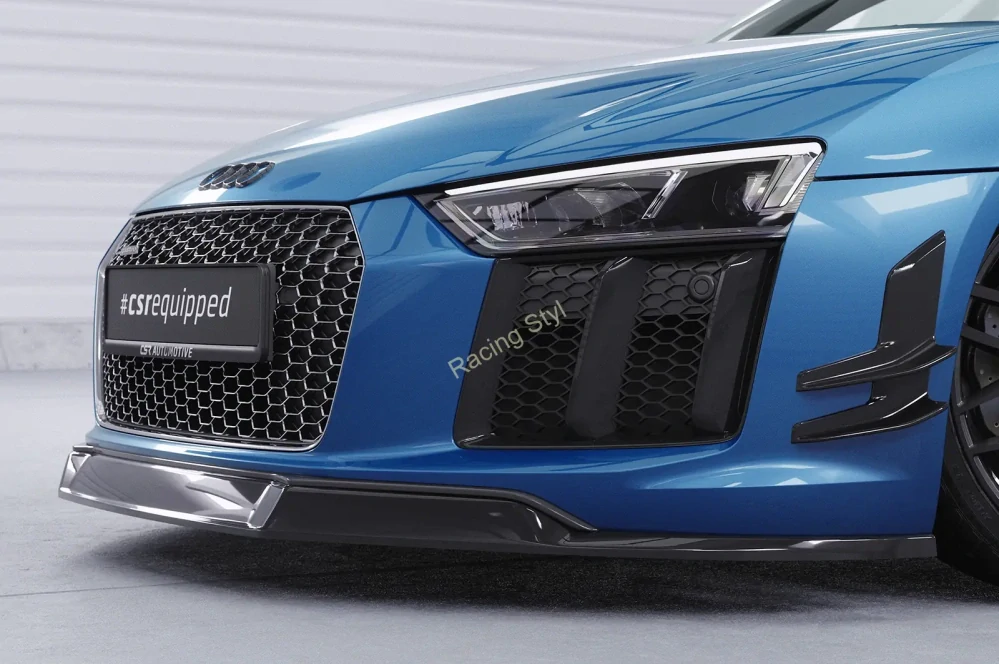 Audi R8 4S přední spoiler lip Glossy Black CSR Lesk