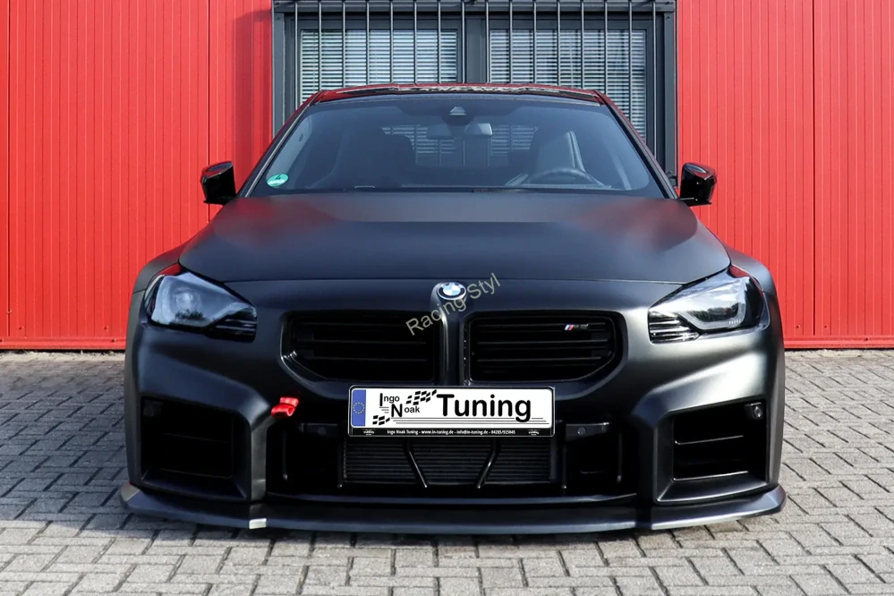 BMW M2 G87 přední spoiler lip Glossy Black IN Tuning Lesk