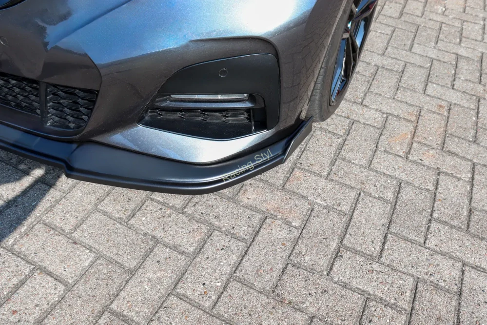 BMW 3 G20/21 M340i přední spoiler lip s křidélky Glossy Black IN Tuning Lesk