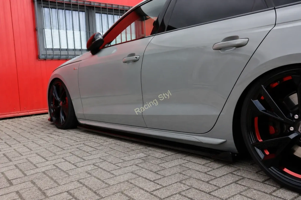 Audi A4 B9 8W S-Line Facelift spoilery pod boční prahy s křidélkem IN Tuning