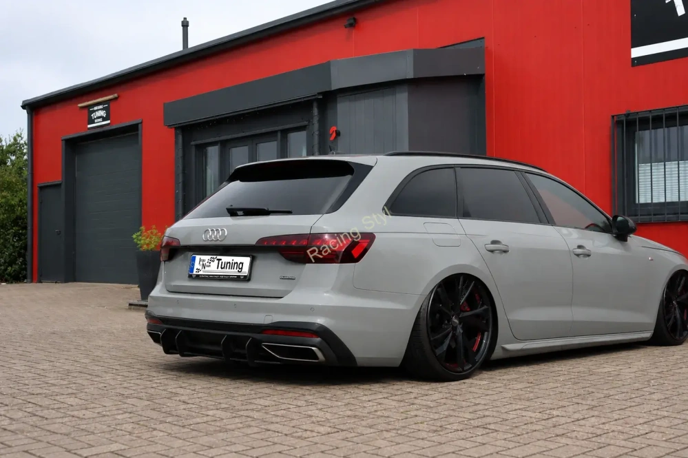 Audi A4 B9 8W S-Line Facelift difuzor na zadní nárazník IN Tuning
