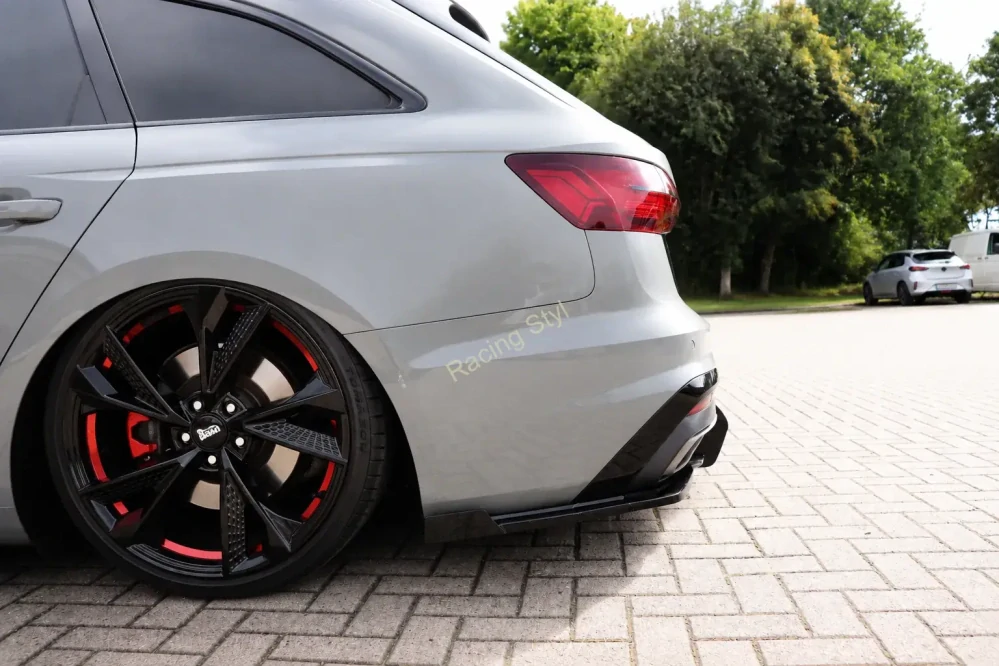 Audi A4 B9 8W S-Line Facelift boční spoilery na zadní nárazník s křidélky IN Tuning
