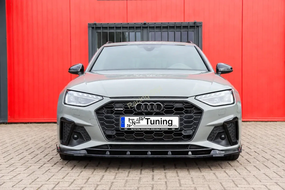 Audi A4 B9 S-Line Facelift přední spoiler lip s křidélky IN Tuning Matt.