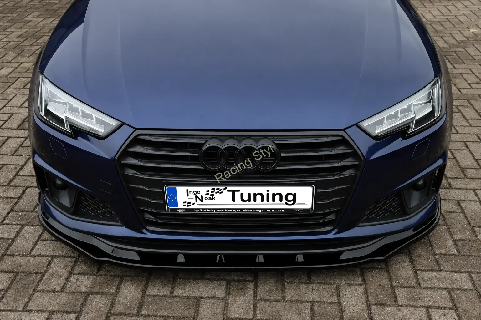 Audi A4 B9 S-Line Facelift Competition přední spoiler lip s křidélky IN Tuning