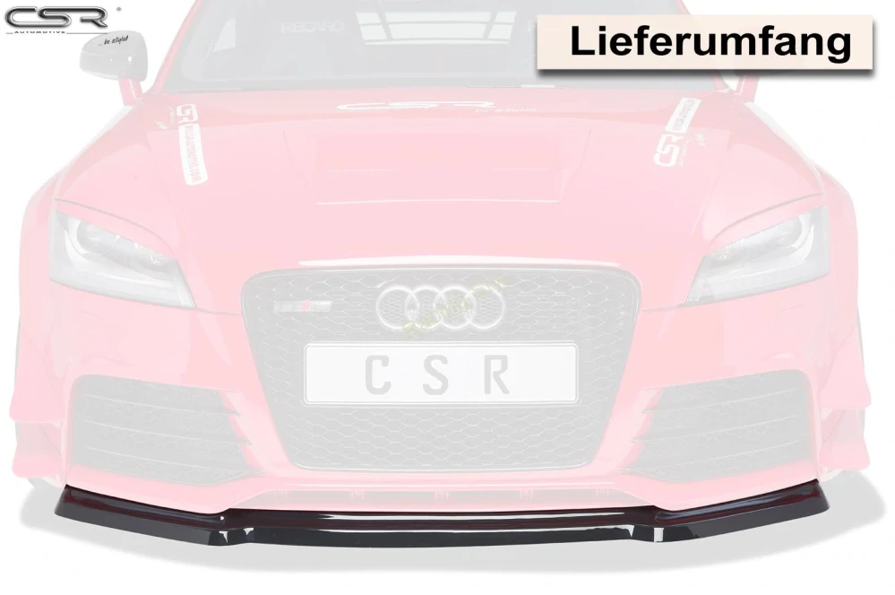 Audi TT RS 8J přední spoiler lipa CSR Matt.