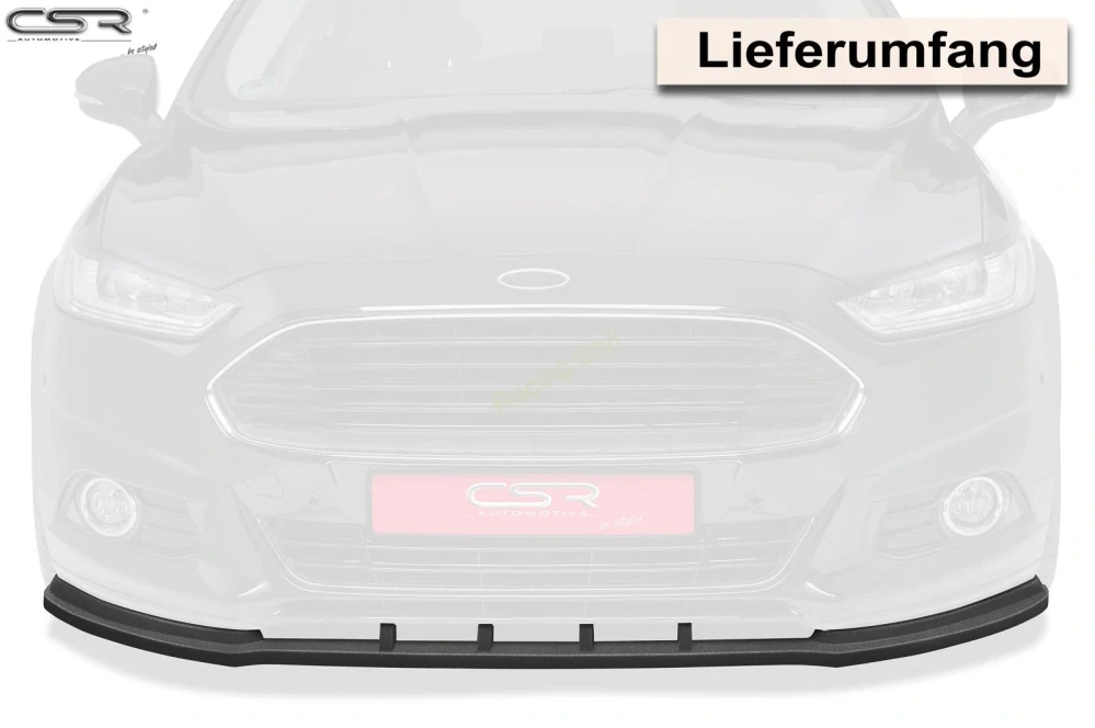 Ford Mondeo MK5 přední spoiler lipa Glossy Black CSR Lesk.
