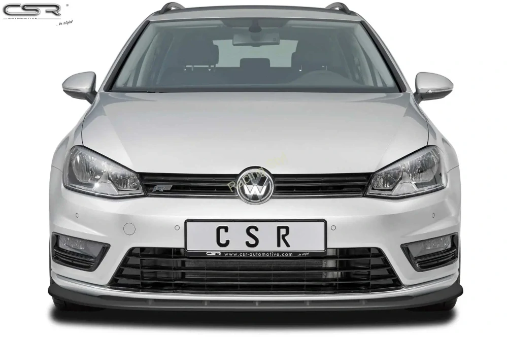 VW Golf 7 R-Line přední spoiler lipa Glossy Black CSR Lesk
