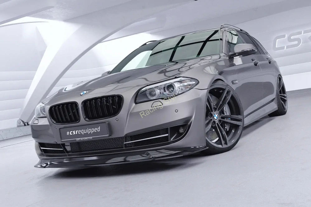 BMW 5 F10/ F11 přední spoiler lip Glossy Black CSR Lesk