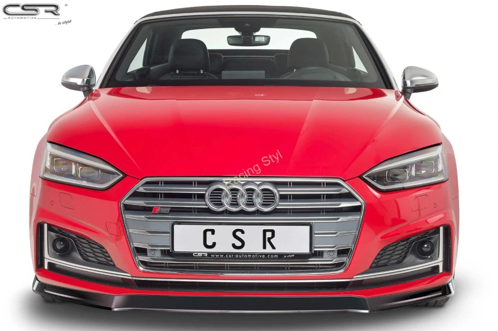 Audi A5 F5 S-Line/ S5 přední spoiler lip Glossy Black CSR Lesk