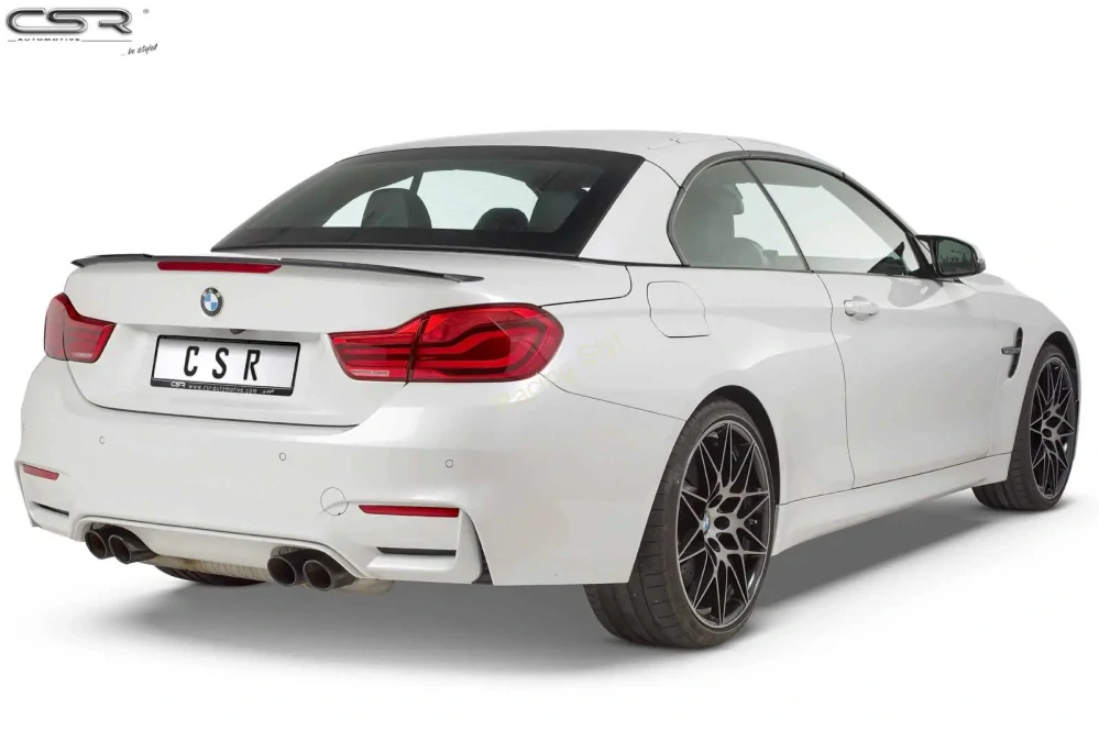 BMW 4 F33/ M4 F83 Cabrio zadní spoiler na víko kufru Glossy Black CSR Lesk