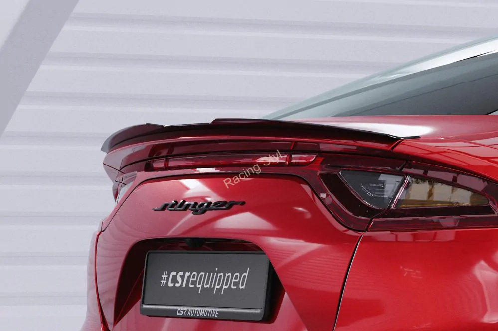 Kia Stinger GT spoiler na víko kufru Glossy Black CSR Lesk.