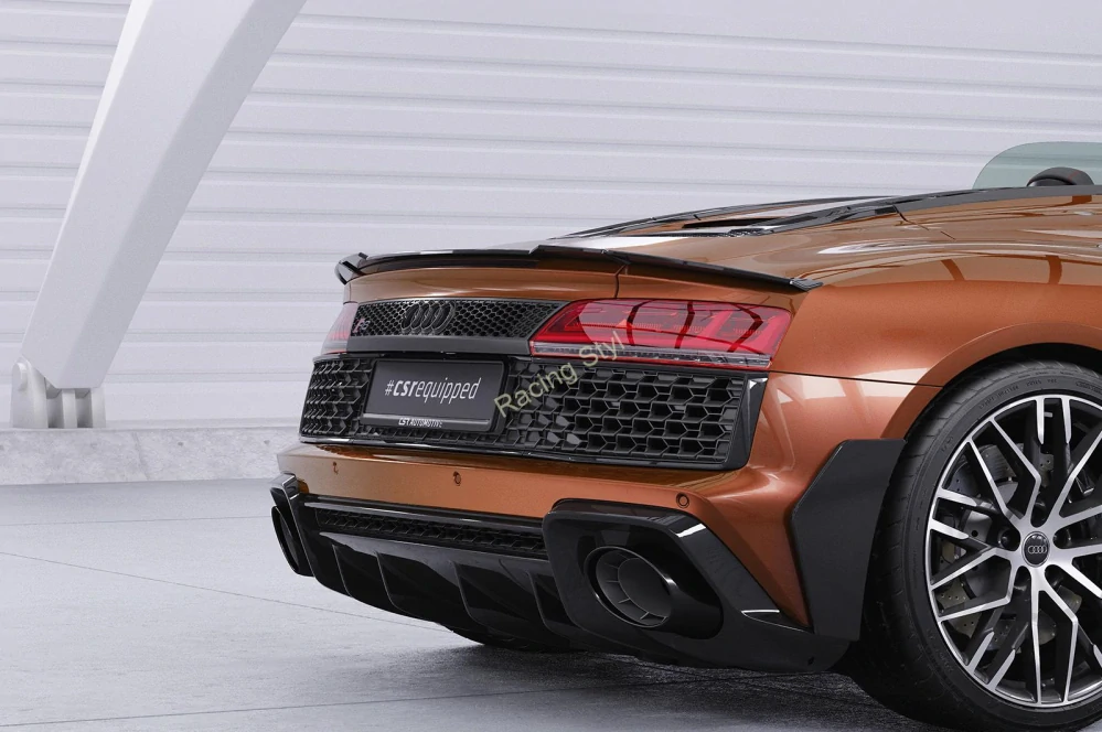 Audi R8 (4S) Spyder zadní spoiler Glossy Black CSR Lesk.