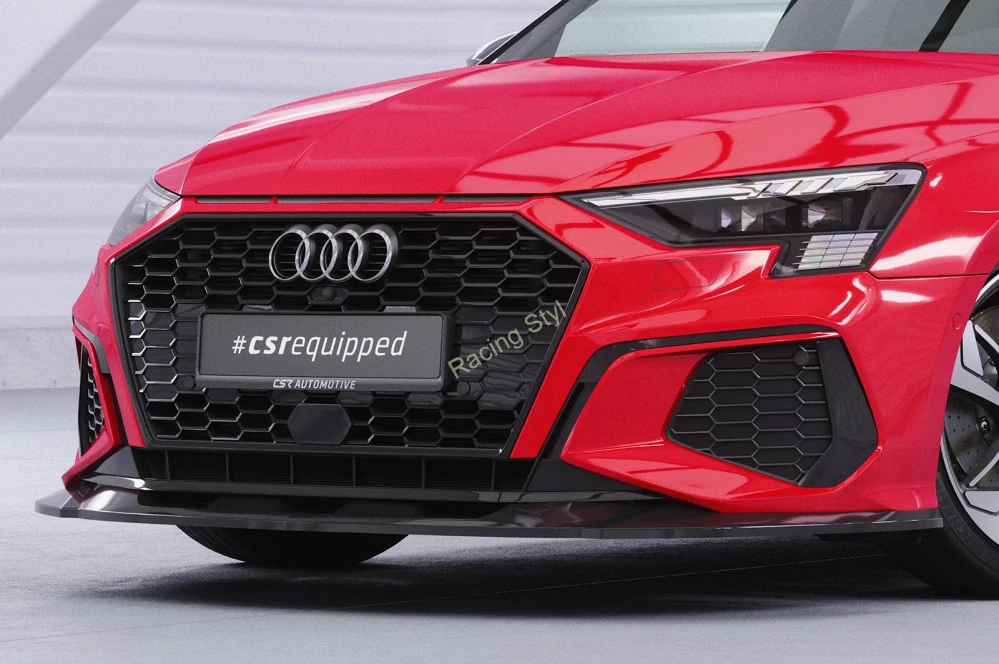 Audi A3 8Y S-Line/ S3 8Y přední spoiler lip CSR Matt.