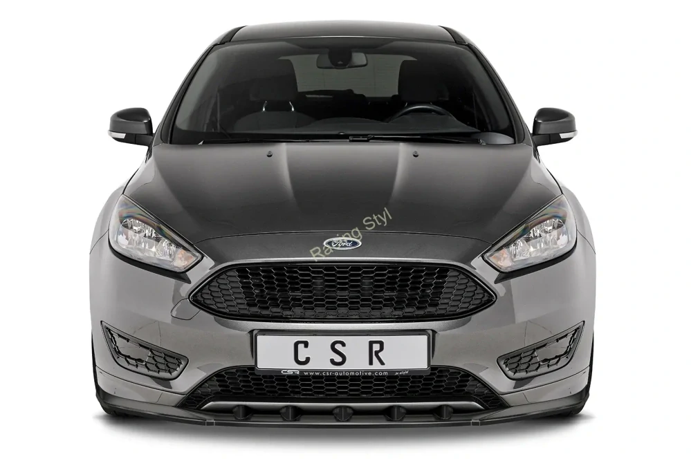 Ford Focus MK3 Facelift ST-Line přední spoiler lipa Glossy Black CSR Lesk.