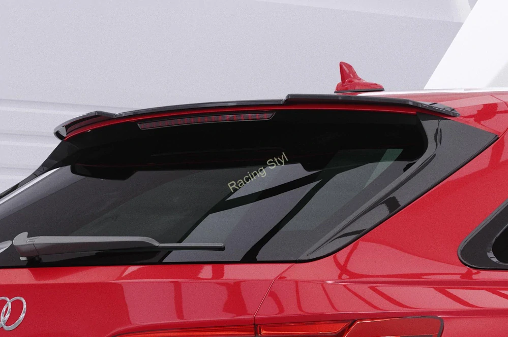 Audi A6 Avant C8 zadní spoiler Glossy Black CSR Lesk.