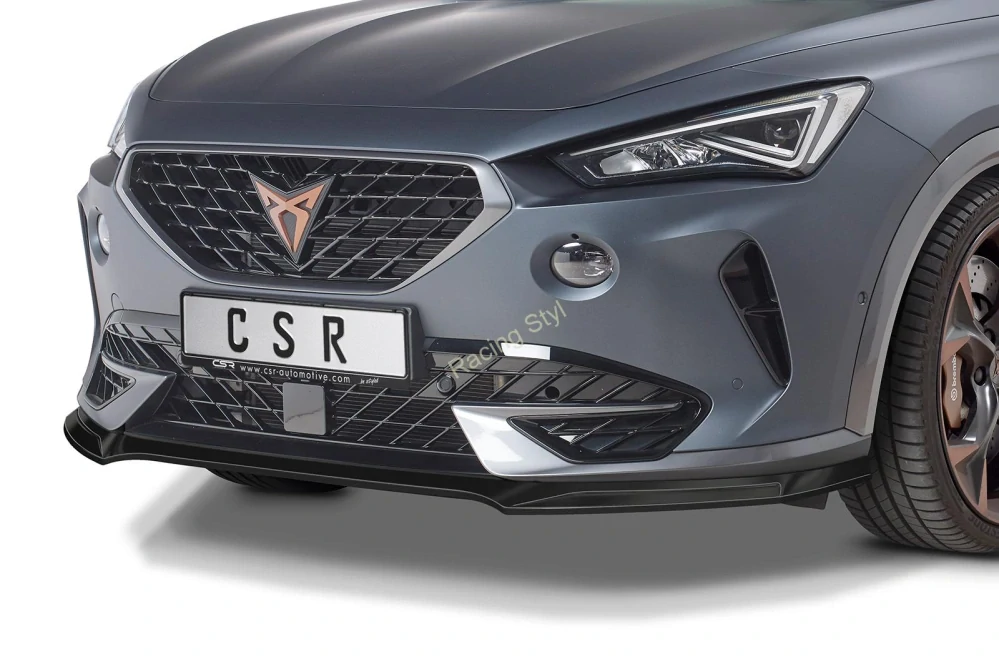Cupra Formentor přední spoiler lipa Glossy Black CSR Lesk.