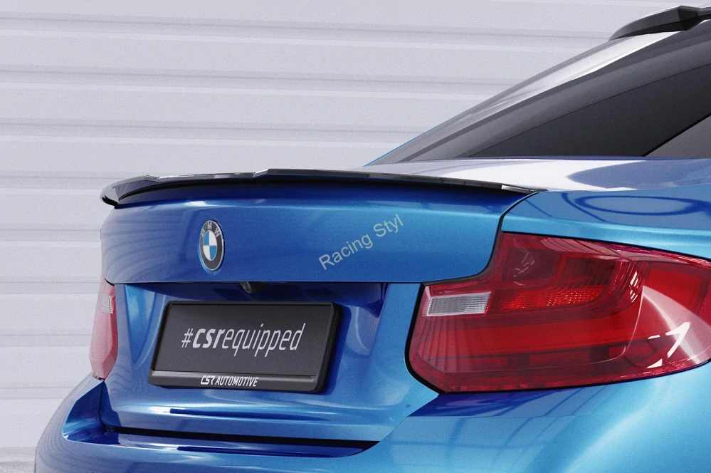 BMW 2 F22/F23 Coupe/Cabrio spoiler na víko kufru Glossy Black CSR Lesk.