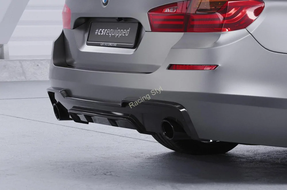BMW 5 F10/F11 535i/535d M-Paket spoiler na zadní nárazník Glossy Black CSR Lesk
