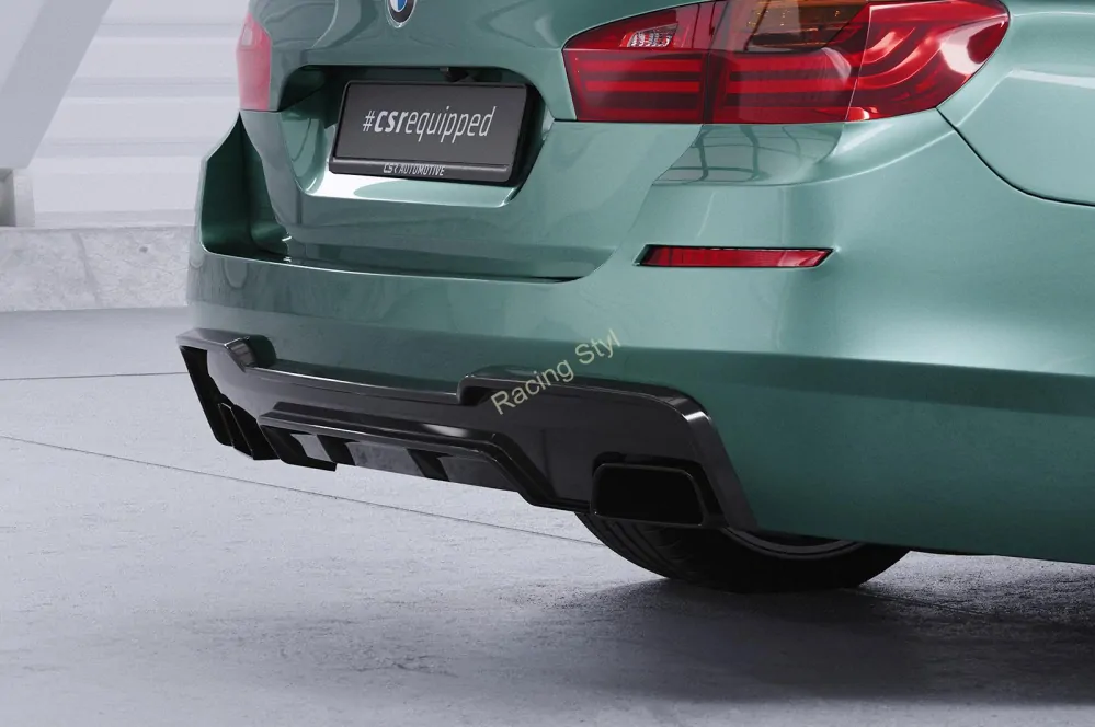 BMW 5 F10/F11 550i/550d M-Paket spoiler na zadní nárazník Glossy Black CSR