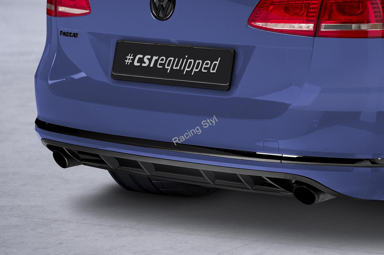 VW Passat B7 3C Variant spoiler na zadní nárazník Glossy Black CSR Lesklý