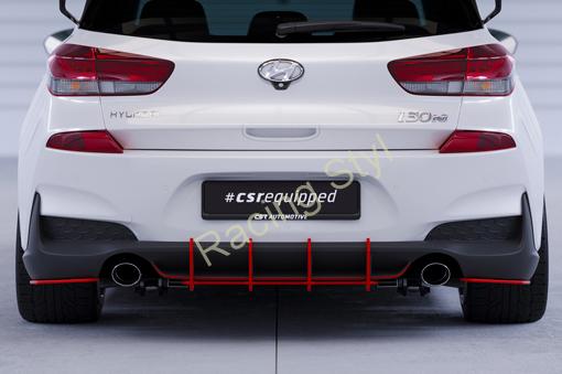 Hyundai I30 N (PD) spoiler difuzor na zadní nárazník CSR