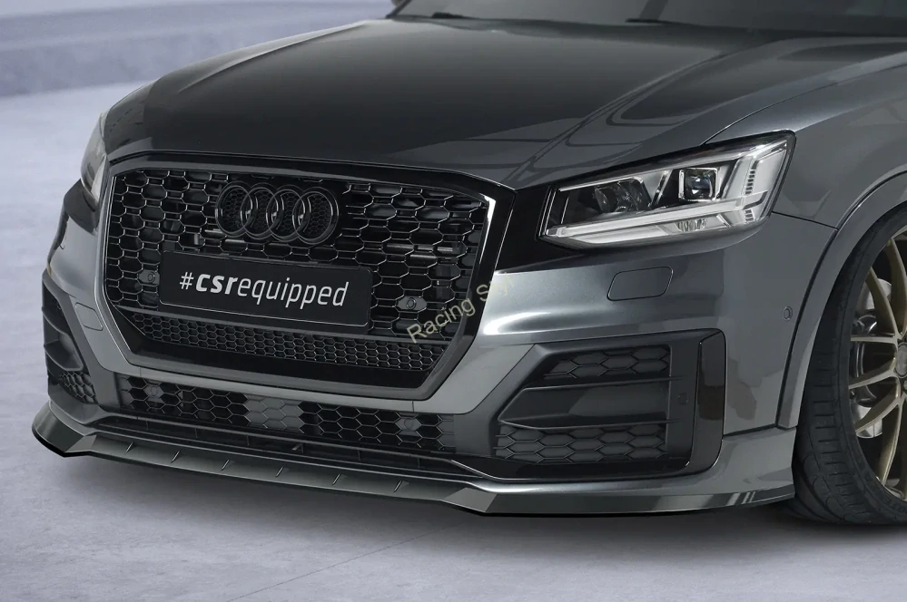 Audi Q2 (Typ GA) S-Line přední spoiler lip Glossy Black CSR Lesk