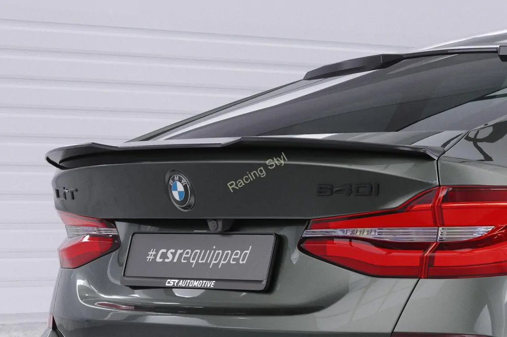BMW 6 G32 Gran Turismo spoiler na víko kufru Glossy Black CSR Lesk