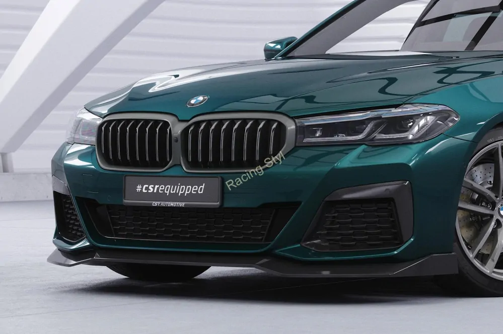BMW 5 G30/G31 M-Paket LCI přední spoiler lip Glossy Black CSR Lesk