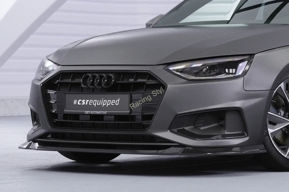 Audi A4 B9 typ 8W přední spoiler lip Glossy Black CSR Lesk