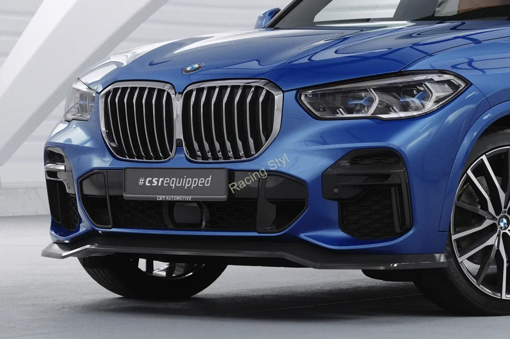 BMW X5 G05 M-Paket přední spoiler lipa Glossy Black CSR Lesk