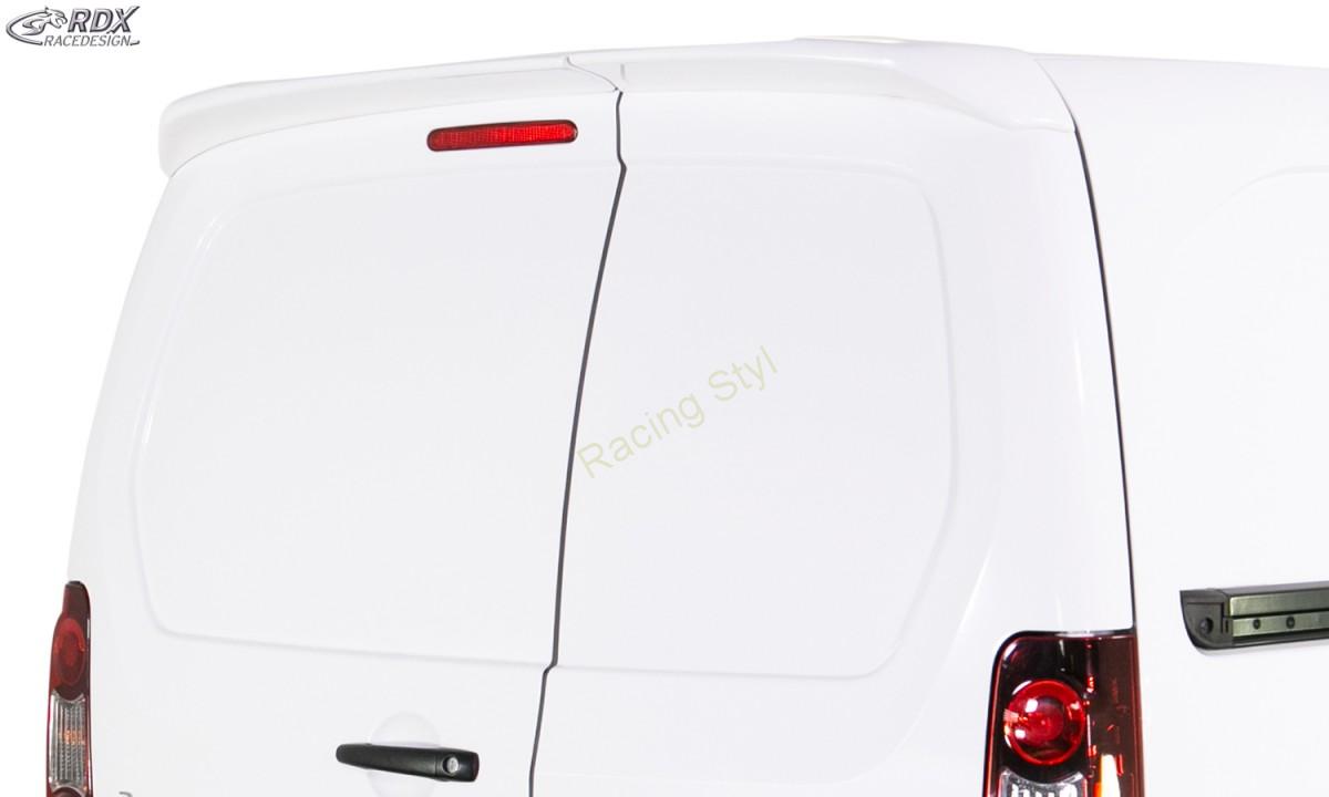 CITROEN Berlingo, PEUGEOT Partner & Rifter, OPEL Combo, TOYOTA ProAce City střešní spoiler RDX pro křídlové dveře