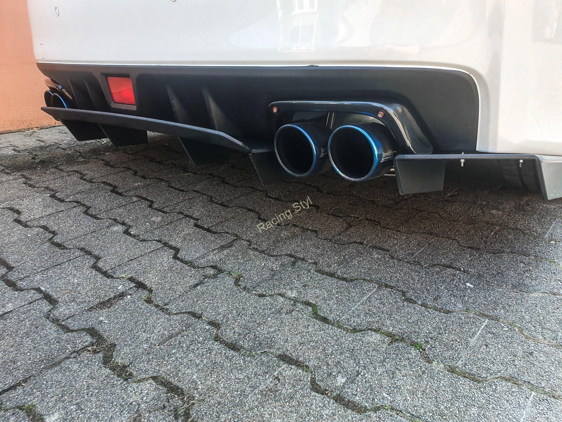 Subaru Impreza WRX STi spoiler na zadní nárazník difuzor IN Tuning